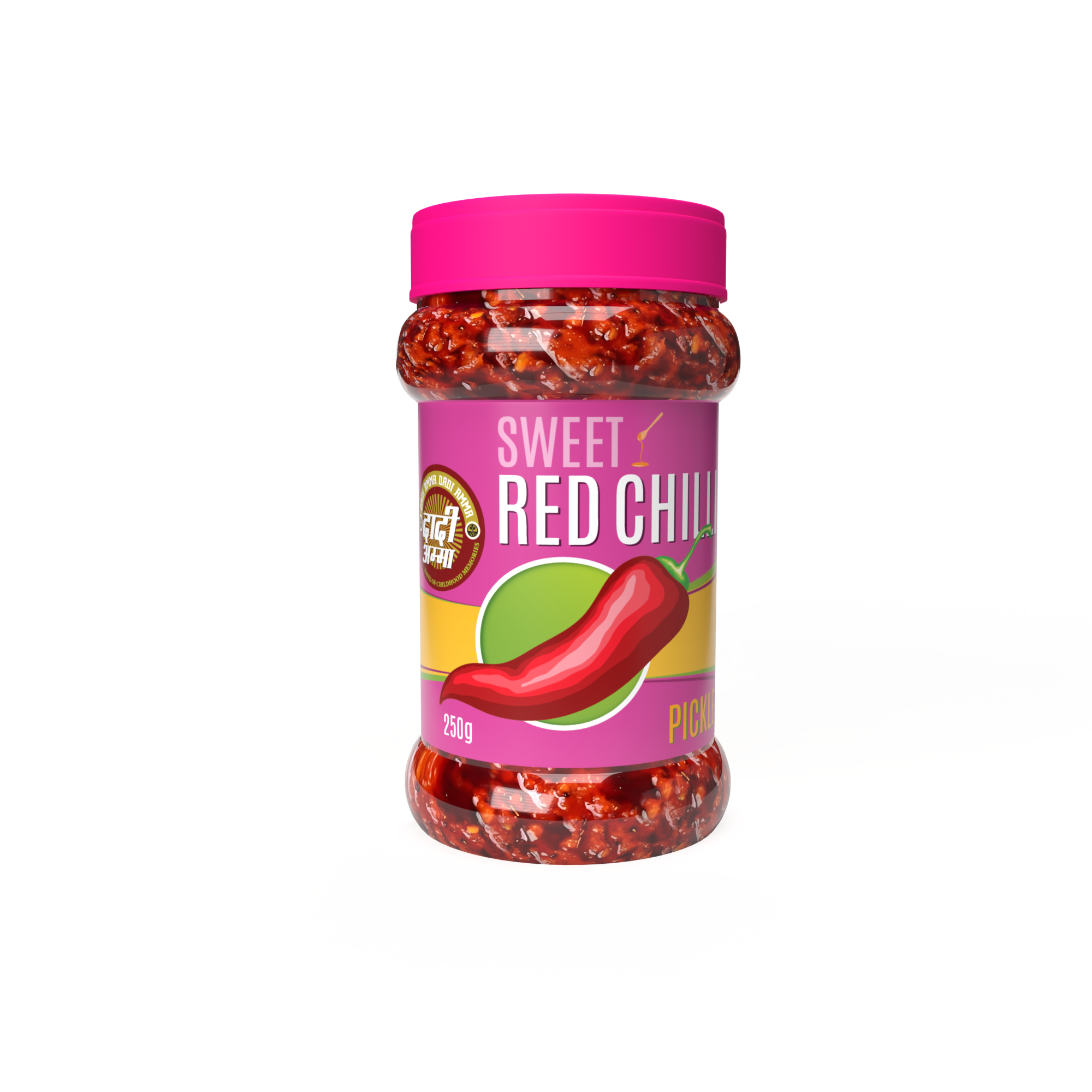 Dadi Amma Sweet  Red Chilli Pickle 250g (F&00273)